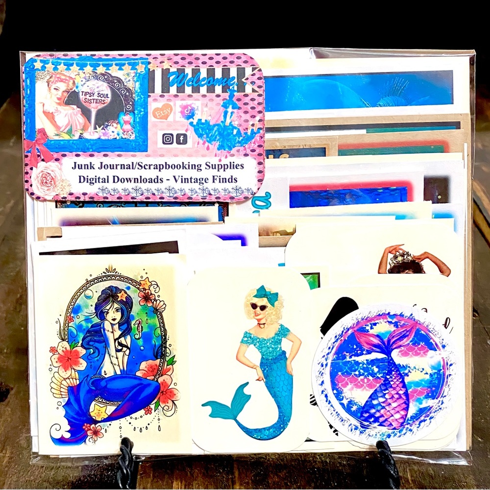 Mermaid Bag  - Collection Of 60 Mermaid Mini Prints!